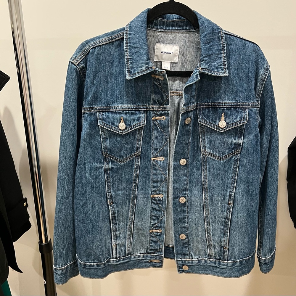 Old Navy Blue Denim Trucker Jacket